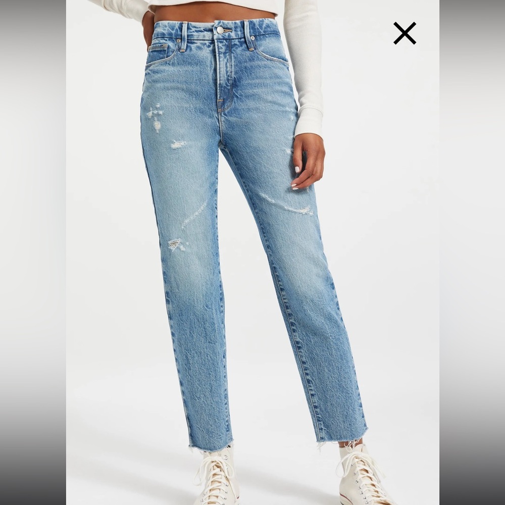 NWT Good American The Weekender Jeans